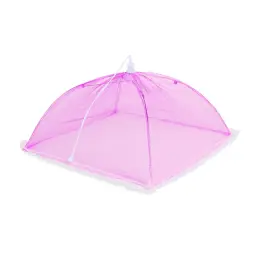 Plasă de protecție pentru alimente - Roz - 30 x 30 cm