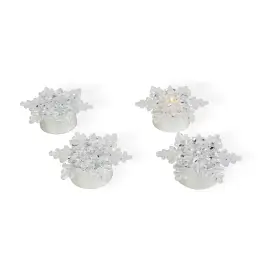 Decorațiune LED Cristal de Gheață pe Baterii - 4 bucăți / Pachet