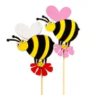 Decorațiune cu țăruș - albinuță - 2 tipuri - 33 cm