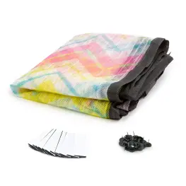 Perdea Magnetică pentru Ușă cu Model Zigzag - 100 x 210 cm