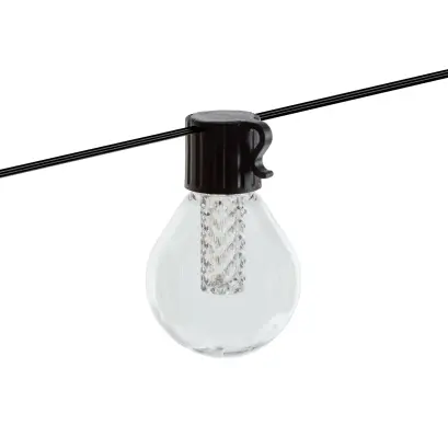 Șir de lumini inteligent - 100-240V - 25 LED-uri alb cald - 15 m - Bluetooth