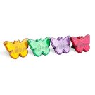 Leszúrható LED szolár - pillangók - színes - fekete - műanyag - 9 x 9 x 8,5 cm (1)