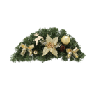 Decorațiune suspendată de Crăciun aurie, 46 cm