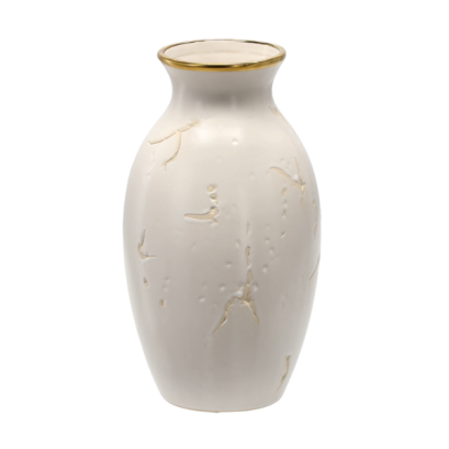 Vază ceramică - neagră mată - 13 x 13 x 26 cm