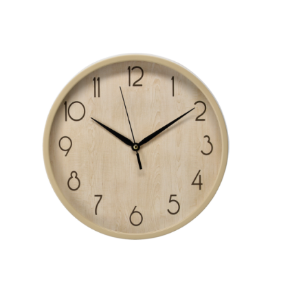 Ceas de perete rotund, crem - 30,5 x 30,5 x 4,3 cm