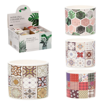 Placaj ceramic - 15 x 15 x 13,2 cm - set de 4 bucăți