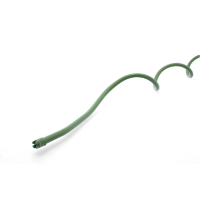 Tijă de sprijin spiralată verde - 11 mm x 150 cm