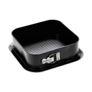Tavă de copt pătrată cu strat antiaderent - Negru - 24x24 cm