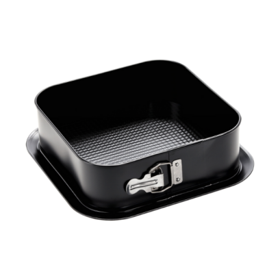 Tavă de copt pătrată cu strat antiaderent - Negru - 24x24 cm