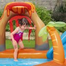 Bestway 53069 Lava Lagoon felfújható vízi játszótér csúszdával – 265 x 265 x 104 cm
