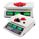 Digitális bolti mérleg LCD kijelzővel – 30 kg-ig, újratölthető akkuval