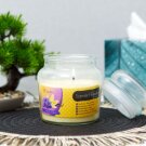 Illatgyertya - csupor fedővel - ibolya & vanília - 310 g