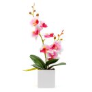 Műnövény dekoráció - orchidea - 3 féle - 37 cm