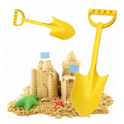 Nagy homokozólapát gyerekeknek – 51 cm, sárga