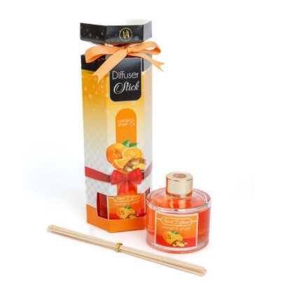 Pálcikás illatosító - narancs & gyömbér - 100 ml