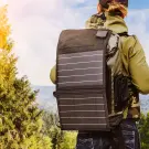 Panou solar portabil, încărcător solar, 15 W, pentru încărcare telefon și laptop, 2 porturi USB