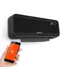 Încălzitor electric Smart de perete - 1000/2000W - Tuya - 220 - 240V - Negru