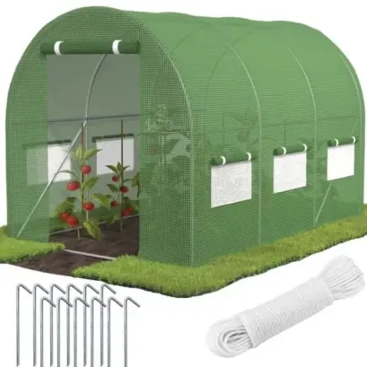 Tunel de grădină pliabil JohnGreen 2x3,5x2 m – seră multifuncțională