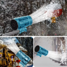 Suflantă Fără Fir pentru Frunze și Zăpadă - 21V, Pliabilă, 2×3000 mAh
