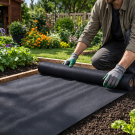 Agrotextil Anti-Buruieni DIVODV 50 g/m² - 1.5x50 m, Negru