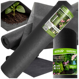 Agrotextil Anti-Buruieni DIVODV 50 g/m² - 1.5x50 m, Negru