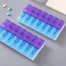 Organizator pentru Medicamente 7 Zile – Compartimente Dimineață/Seară, Plastic