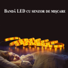 Banda LED cu Senzor de Miscare