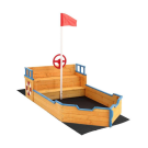 Lada de Nisip in Forma de Nava Pirat