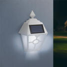 Lampa de Perete Solara LED - Alb, Alb Rece - 14 x 6,2 x 19 cm
