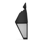 Lampa de Perete Solara LED - Negru, Alb Rece - 14 x 6,2 x 19 cm
