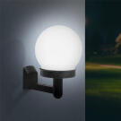 Lampa Solara LED - Alb Rece - Negru - Plastic