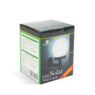 Lampa Solara LED - Alb Rece - Negru - Plastic