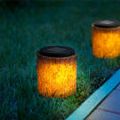 Lampa Solara LED - Model Trunchi de Copac - Alb Cald - 10 x 11 cm