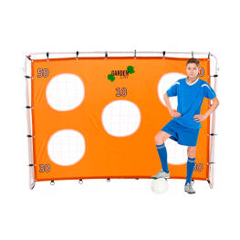 Poarta de Fotbal cu Plasa si Perete Tinta GardenLine - 213 x 152 x 75 cm