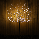 Pom Decorativ LED - Cires Inflorit 1,5 m