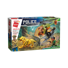 QMAN Set de 4 Prinderea Braconierilor din Jungla