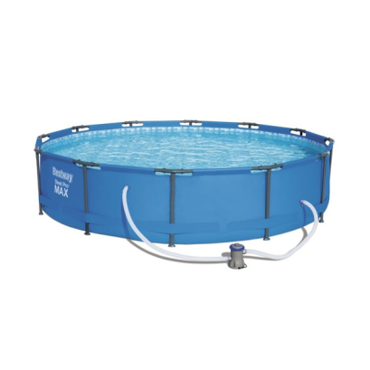 Set Piscina Cu Cadru Metalic Bestway Bahama Superior 366 x 76 cm