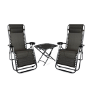 Set Sezlong Pentru Gradina cu Masuta - Zero Gravity