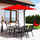 Umbrela de Soare GardenLine - Rosu - 3 m