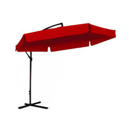 Umbrela de Soare Suspendata GardenLine "Banana" - Rosu - 3 m