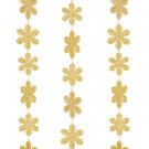Ghirlanda de Craciun - Fulg de Nea - 2,7 m - Auriu - 58616B