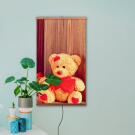 Panou de Incalzire cu Infrarosu EvoKing 500W - 105 x 60 cm - Ursulet Teddy