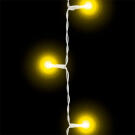 Perdea Luminoasa - 200 buc. LED - Alb Cald - la Retea - IP44 - 4,2 m - 8 Programe